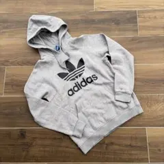 adidas Originals トレフォイル パーカー グレー Lのサムネイル