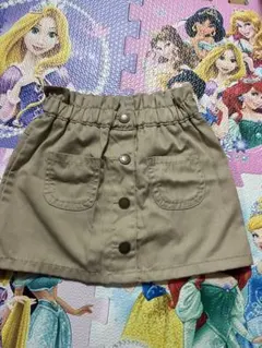 ベージュ ゴムウエスト スカート 90cm