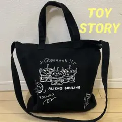 TOY STORY　トイ・ストーリー　黒トートバッグ　2way