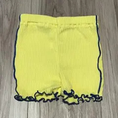 試着のみ◇しまむら airi JUO 裾メローペチパン　90cm イエロー