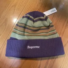 SUPREME16AW Multi Stripe Beanie NY店舗タグ付き
