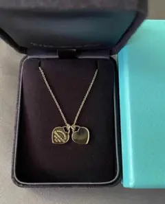 ティファニー デュアルゴールド ネックレス