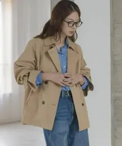 新品◆サニーレーベル◆撥水ショートトレンチコート《38》◆アーバンリサーチ