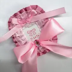 【14】硬質カードケースデコ レースデコ トレカケース ピンク