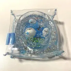 スクイーズ jammyjem キラキラ先生 アザラシ 金魚鉢 ブルー