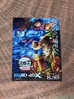劇場版 鬼滅の刃 無限城編 入場者特典 4DX ビジュアルフォトステッカー　①