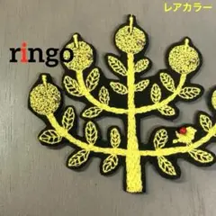 ④66 ミナペルホネン ブローチ アクセサリー ハンドメイド りんごの木