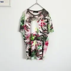 ETRO エトロ イタリア製 総柄 フローラル 半袖 Tシャツ カットソーのサムネイル