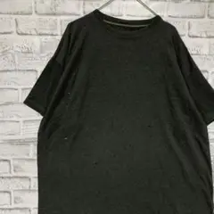 USA製90sヴィンテージTシャツ！シングルステッチ　グレー半袖古着　XL79