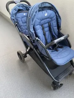 はるやんぬ　Joie Eva lite duo ダブルベビーカー ネイビー はるやんぬ Joie Eva lite duo ダブルベビーカー ネイビー