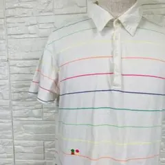 PICONE ピッコーネ ポロシャツ ホワイト コットン95%【F3-8745】のサムネイル