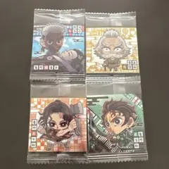 鬼滅の刃 ディフォルメシールウエハース其ノ十四 竈門炭十郎他、4点セット