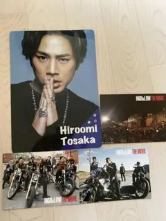 登坂広臣 下敷き＆HIGH ＆ LOW ポストカード3枚