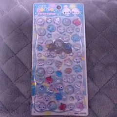 ぷくぷくあわわちゃん　プチドロップステッカー　ボンボンドロップシール