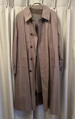 LENO リノ ステンカラーコート グレンチェック