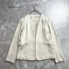 green label relaxing ノーカラージャケット　36 ベージュ