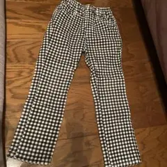 チェック柄 カジュアルパンツ サイズ110