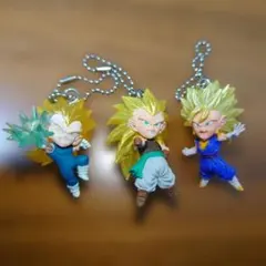 ドラゴンボール 超サイヤ人3 ベジータゴテンクスベジットキーホルダー3種セット