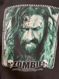 ロブゾンビ Ｔシャツ ホワイトゾンビ ROB ZOMBIE ビリーアイリッシュ ロブゾンビ ワールドツアー Tシャツ ビリーアイリッシュ ホワイト