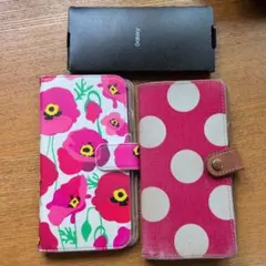 Galaxy用手帳型ケース 花柄