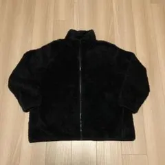 UNIQLO　ファーリーフリースフルジップジャケット 3XL大きいサイズ　黒