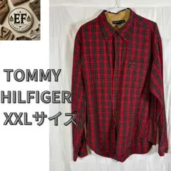 TOMMYHILFIGER XXL ヴィンテージ　チェック柄 ボタンダウンシャツ