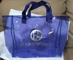 EMPORIO ARMANI ビニール トートバッグ