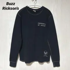 バズリクソンズ サーマル ロング Tシャツ 日本製 東洋 古着 アメカジ 黒 Mのサムネイル