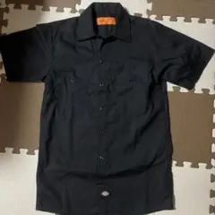 Dickies ブラック ワークシャツ S-RG