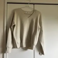 //専用//OPAQUE.CLIP アイボリー Vネックニット