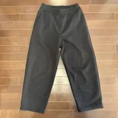 UNIQLO ユニクロ スウェットワイドパンツ BLACK ブラックM