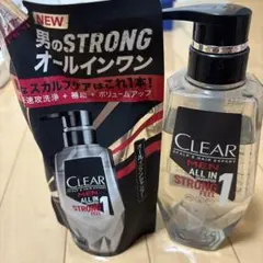 CLEAR MEN ALL IN 1 STRONG FEEL シャンプーのサムネイル