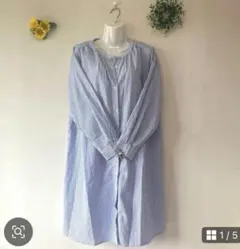 新品未使用　シューラルー　フレンチリネンシャツ　チュニックワンピース