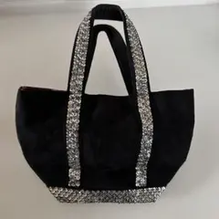COCUE スパンコール トートバッグ ブラックのサムネイル