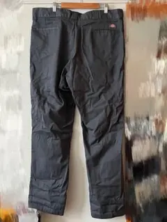 グレーワークパンツ ストレートフィット