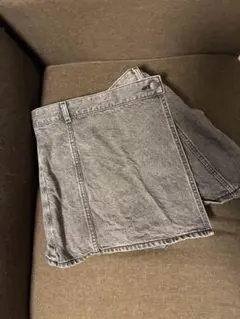 GU デニム スカート パンツ 黒 ミニスカートのサムネイル