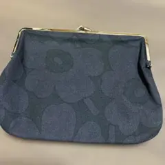 マリメッコ　がま口ポーチ