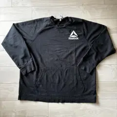 Reebok リーボック スウェット ブラック 2XL ビッグシルエット