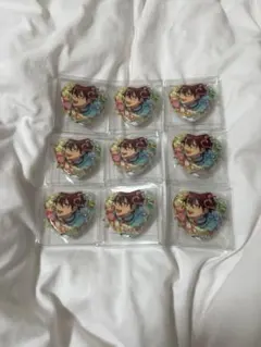 あんさんぶるスターズ あんスタ ホワイトデー 守沢千秋 ハート型缶バッジ