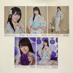 乃木坂46 大越ひなの 2025.July-II 浴衣生写真 5種コンプ - メルカリ