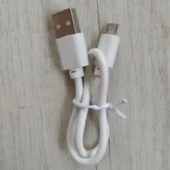 USB type A to Micro USB type B ケーブル ホワイト