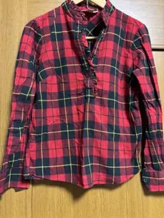 Brooks Brothers チェック柄長袖シャツ サイズ0