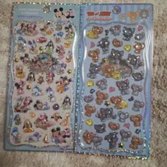 プチドロップステッカー ミッキー＆フレンズ・トムとジェリー 2枚セット