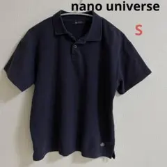 nano universe ナノユニバース ポロシャツ S ネイビーのサムネイル