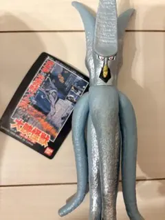 バルタン星人 クリアブルー タグ付☆ソフビ 怪獣 2004