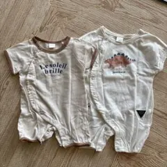 tete a tete futafuta ロンパース 70サイズ プリント入り