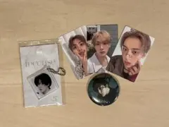 astro ユンサナ キーホルダー 缶バッチ セット おまけトレカ付き