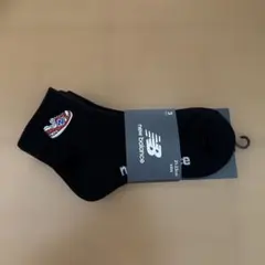 ニューバランス 靴下 黒 刺繍 21～23cm