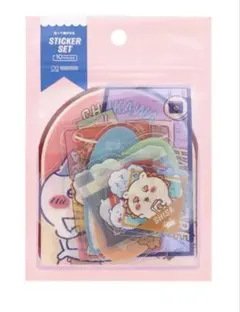 ちいかわ 貼って剥がせる ステッカー セット ピンク フレーク シール 新品