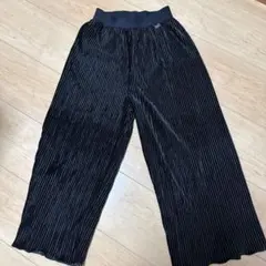 JENNI love⭐︎黒ベロア コーデュロイ ワイドパンツ 130